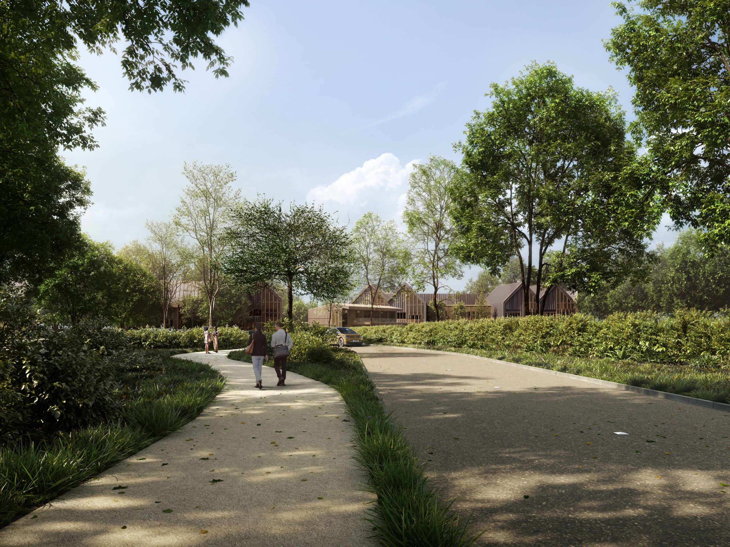 Artists impression of the Cambridge Discovery Park